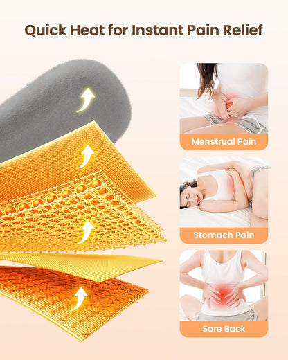 SensiHeat™ - Cinturón Térmico Inteligente con Masajeador Abdominal
