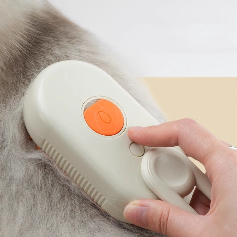 FurClean™ 2 en 1 – Cepillo para Mascotas + Quita Pelos Portátil