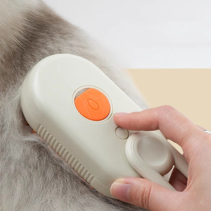 FurClean™ 2 en 1 – Cepillo para Mascotas + Quita Pelos Portátil