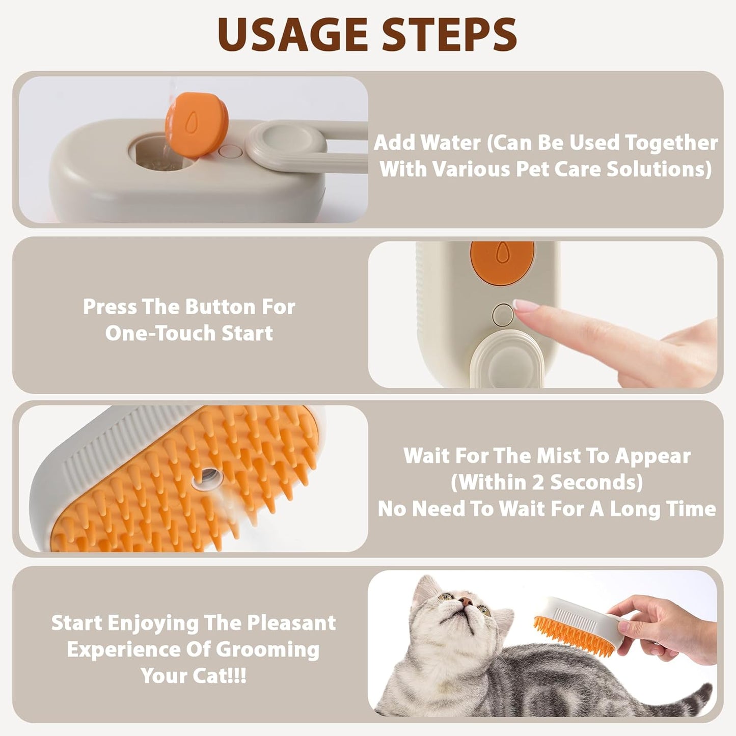FurClean™ 2 en 1 – Cepillo para Mascotas + Quita Pelos Portátil