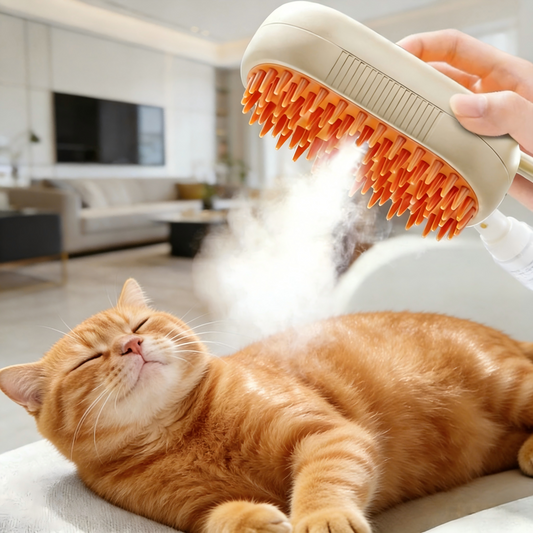 FurClean™ 2 en 1 – Cepillo para Mascotas + Quita Pelos Portátil